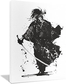 Amazon.co.jp: アートパネル 和風 武士 超カッコいい 最強 侍 剣道