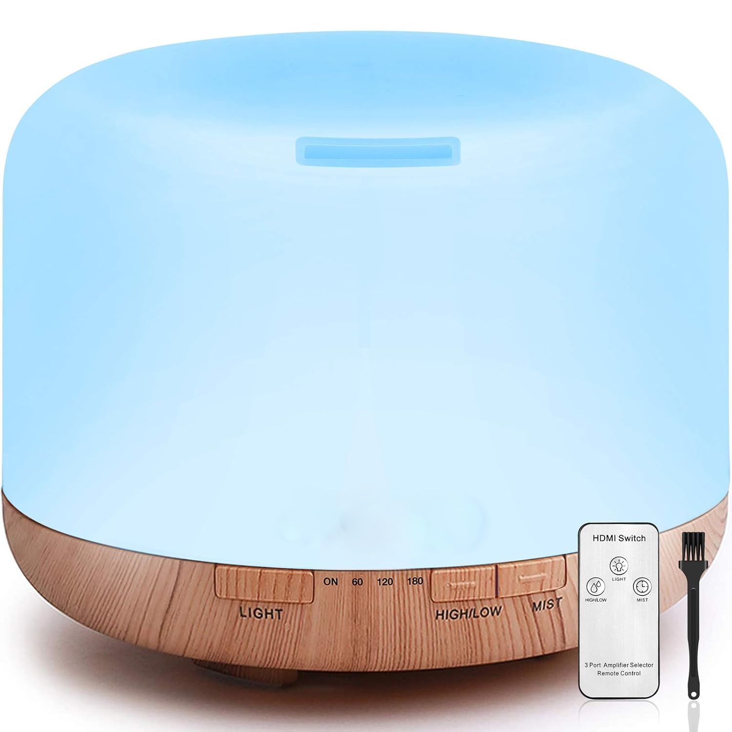 500ml Aromatherapy Essential Oil Diffuser Ultrasonic Air Humidifier with 4 Timer Settings 7 LED Color Changing Lamps, 10 Hours Continuous Mist Mode Running - AUTO Shut Off (B0DHZZH3KS) Amazon Price History, Amazon Price Tracker