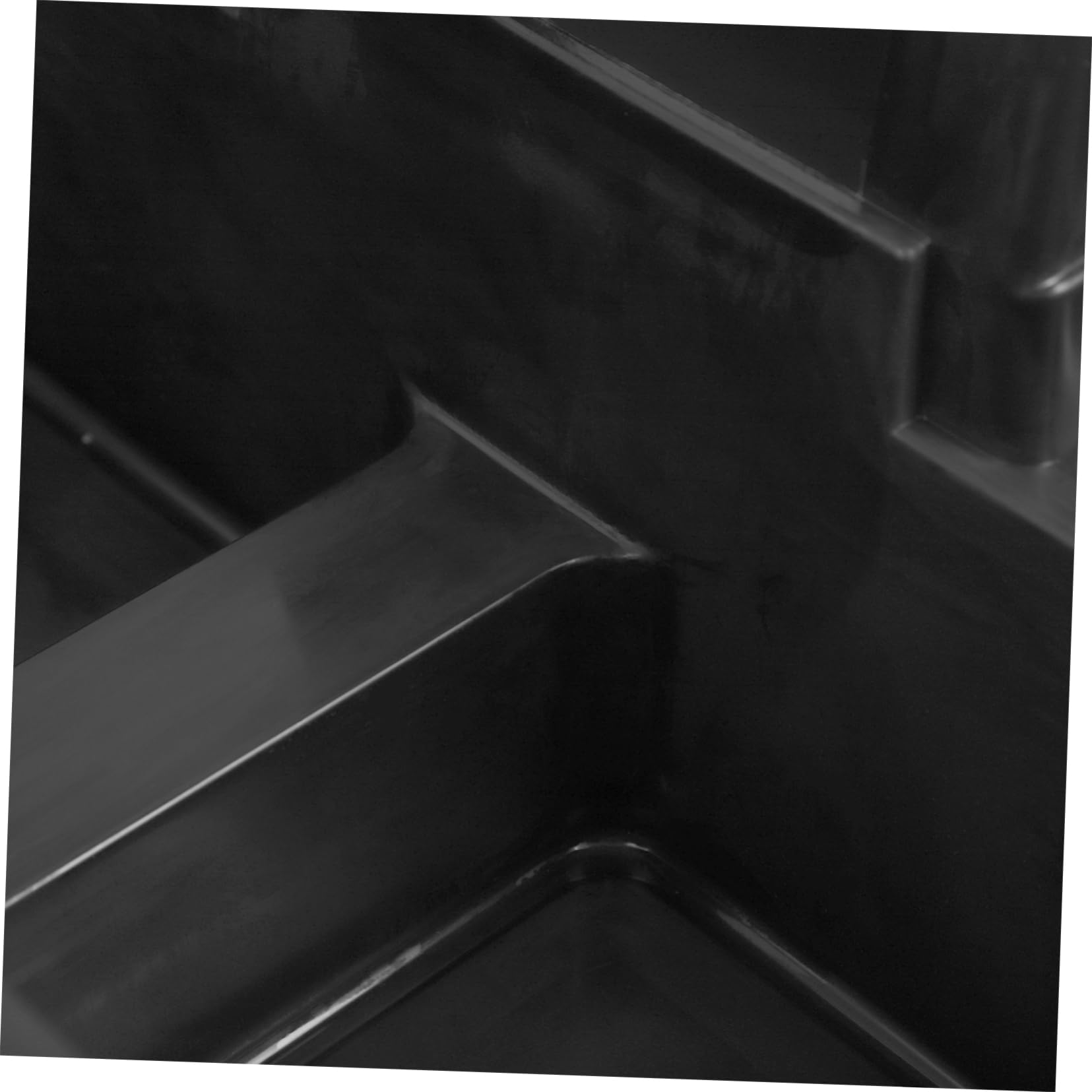PRETYZOOM Cesta con Asa Cómoda para Productos de Limpieza de Plástico Negro y Material Resistente Adecuado para Almacenamiento en Hoteles y Servicios de Limpieza