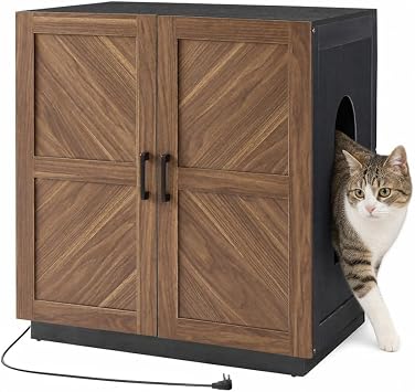 unipaws Cat Litter Box Enclosure for Self-Cleaning & Automatic Litter Boxes