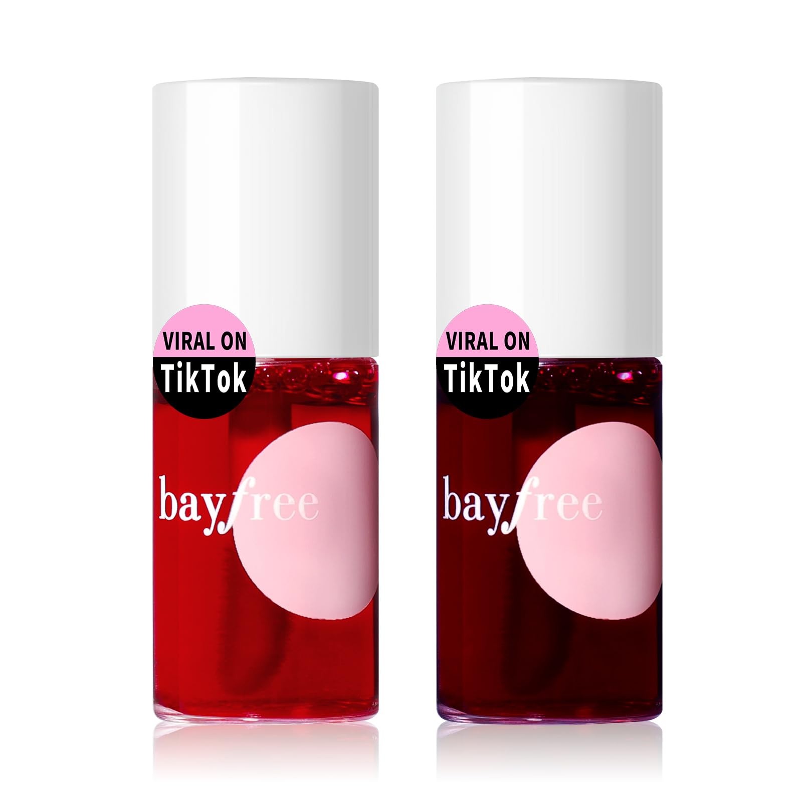 bayfree Lip Tint Stain Set, Tinte de Labios, Mini Barra de Labios Líquida, Larga Duración Maquillaje de Labios para Mejillas y Ojos (Made into Jam)