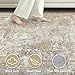 Tortania Washable 5x7 Area Rug for Living Room: Modern Abstract Neutral Large Soft Thin Rugs - Non Slip Indoor Carpet for Bedroom Dining Room Office Nursery Home Floor Decoration - Brown Grey