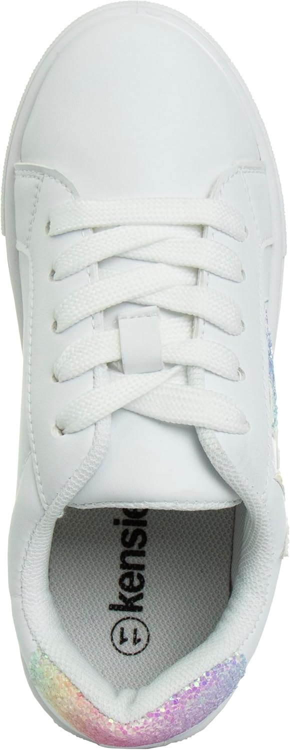 KENSIE GIRL Sneaker Low Top Shoes - Kids Casual Sneakers LowTops Fashion Shoe for Girls (Sizes: 5-10 Toddler / 11-13 Little Kid / 1-4 Big Kid) - Image 5