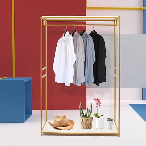 Miniatura 6 de Percheros de ropa modernos al por menor de alta resistencia,Estantes de almacenamiento de suspensión de tienda de ropa de metal,Estante de