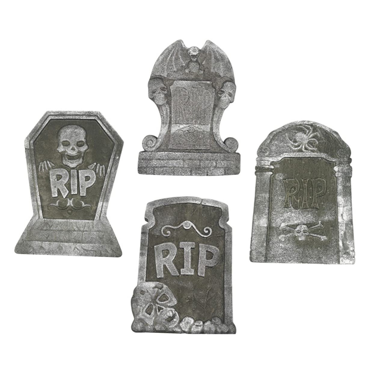 ハロウィン　コーネリアス墓石 Amazon.co.jp: Sasylvia 5個 ハロウィン墓地 墓石 苔むした墓石