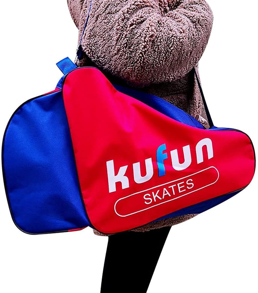 MXiiXM Roller Skate Bag, 600D Oxford Cloth Large Ice Skate Bag with Adjustable Shoulder Strap, Breathable Skating Shoes Storage Bag for Women Men Kid and Adults Roller Skate Accessories (Black) : Sports & Outdoors