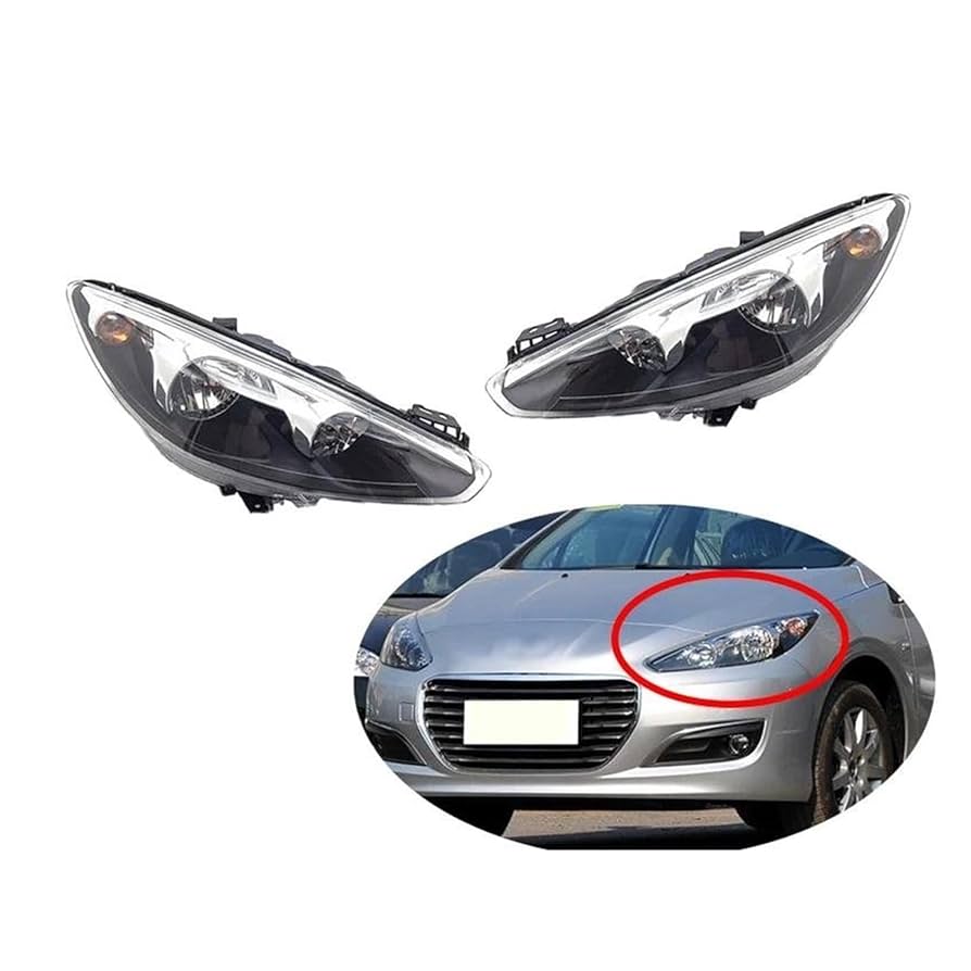 Amazon | ヘッドライト プジョー 308 用フロント ライト