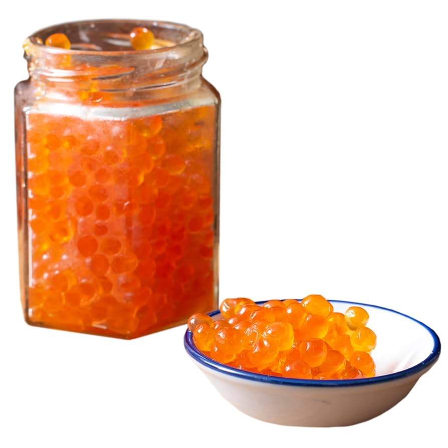 アクセサリー Salmon roe Amazon.com: Vital Choice Msc Wild Alaskan Keta Salmon Roe
