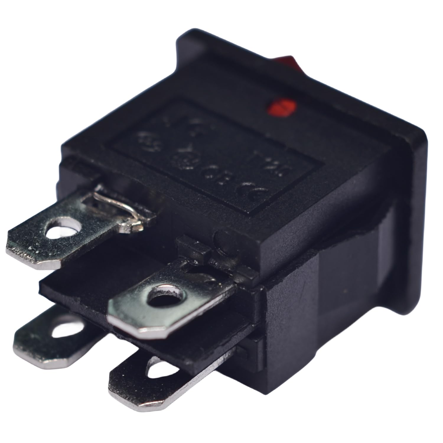 CESS Hull Shape Snap-in KCD1-104 4 Pin ON-Off Switch with Lamp (5