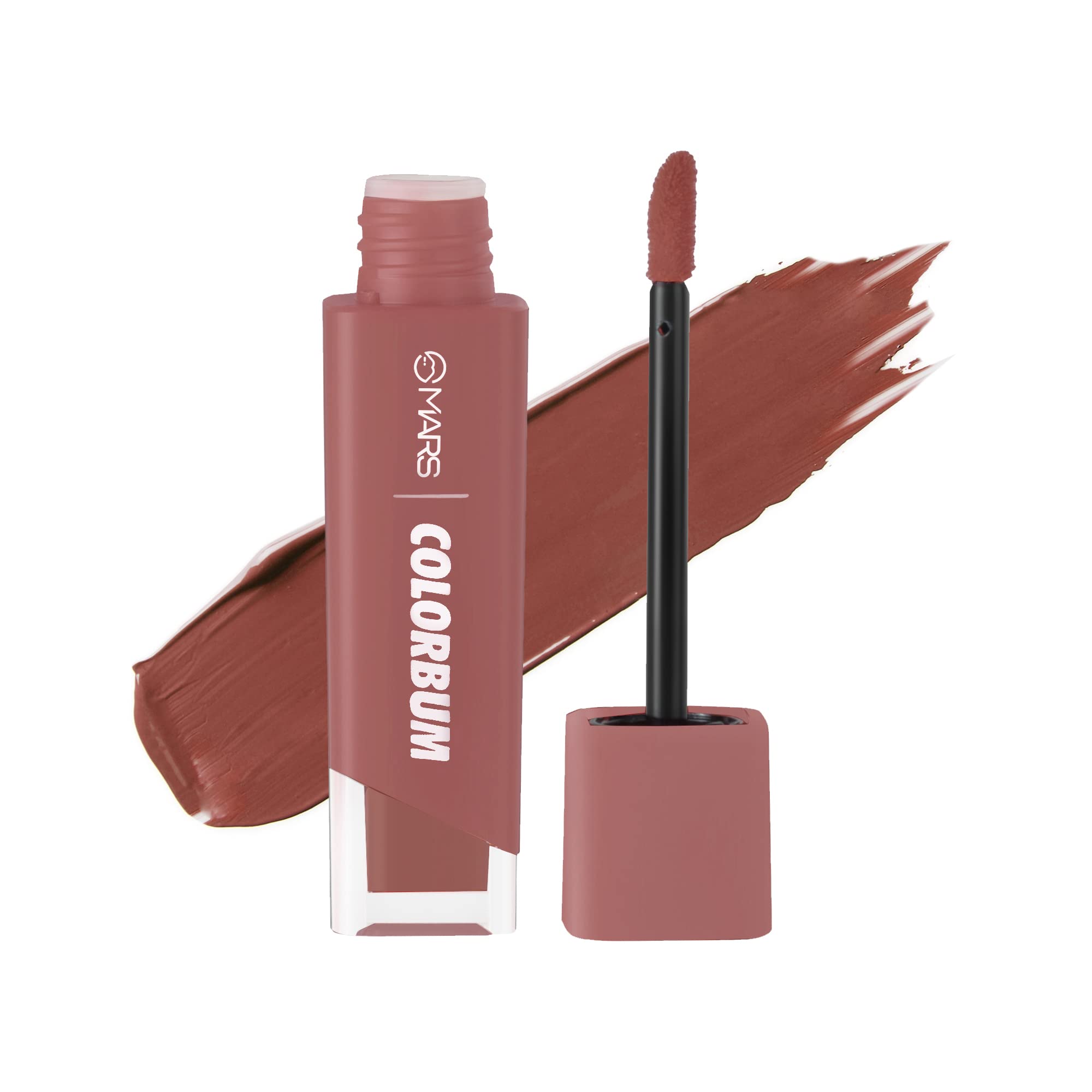 MARS Colorbum Liquid Matte Lipstick for Women | Smudge Free | Water Proof & Long-lasting (5.5ml) (06-Peachy Prague)