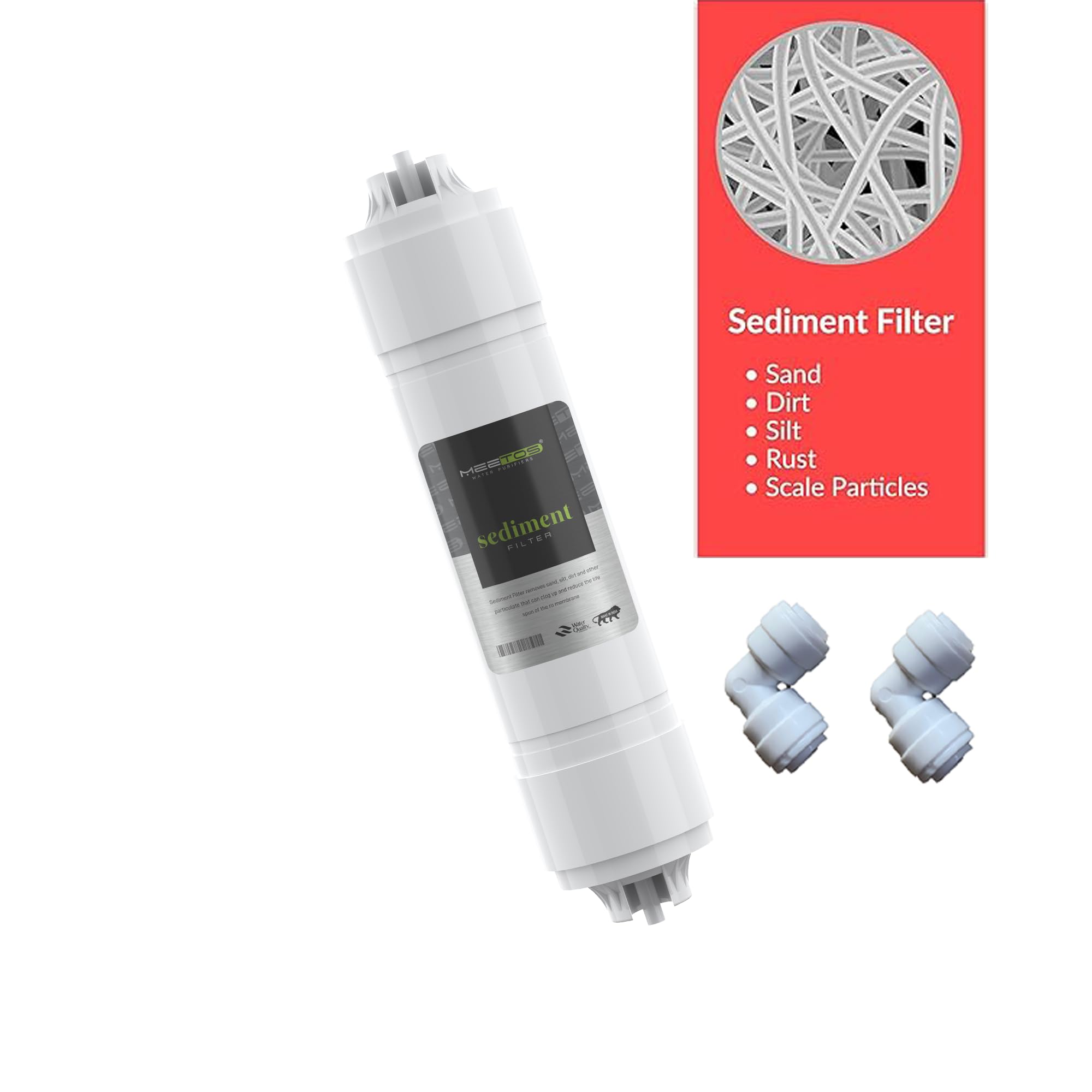 MEETOS Inline Water Filter Kit - Purify Your Water -9