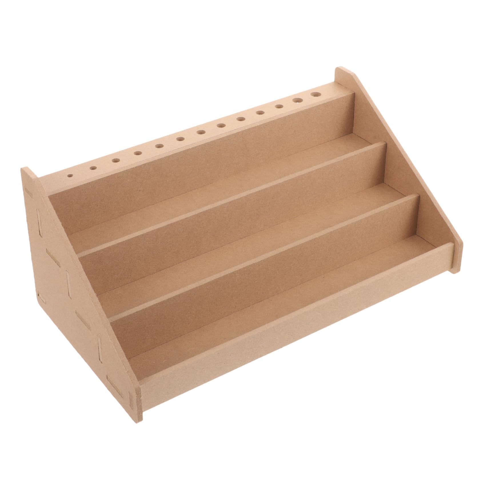 Porte-pinceaux étagère peinture miniature bois et loisirs créatifs