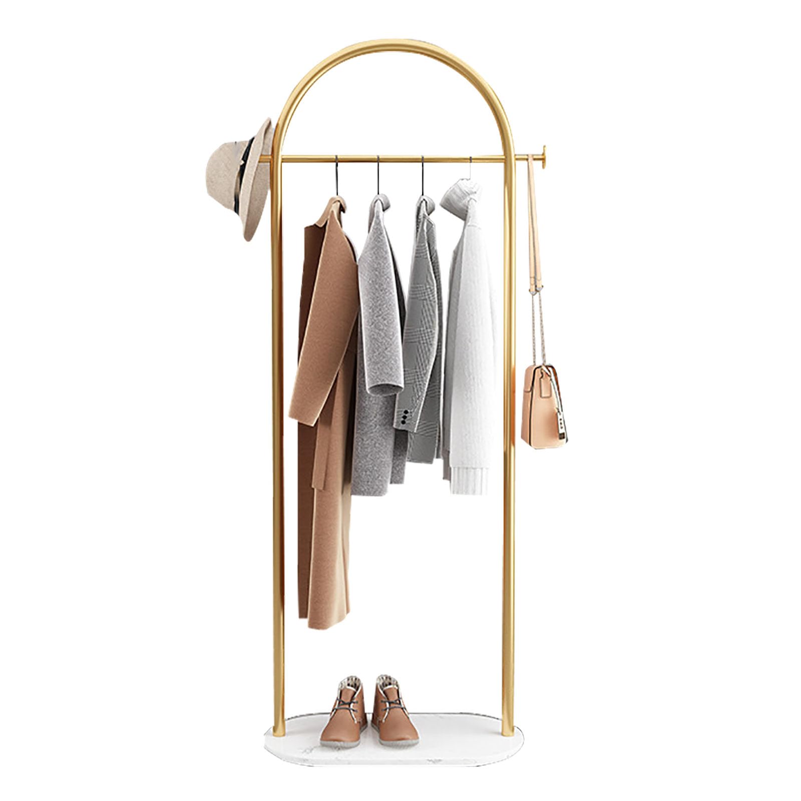 HPTHLY Portable Freestanding Garment Rack - Versatile Clothing Sto For Coats, Shirts, Sweaters & More - Perfect For Bedroom (B-60Cm)