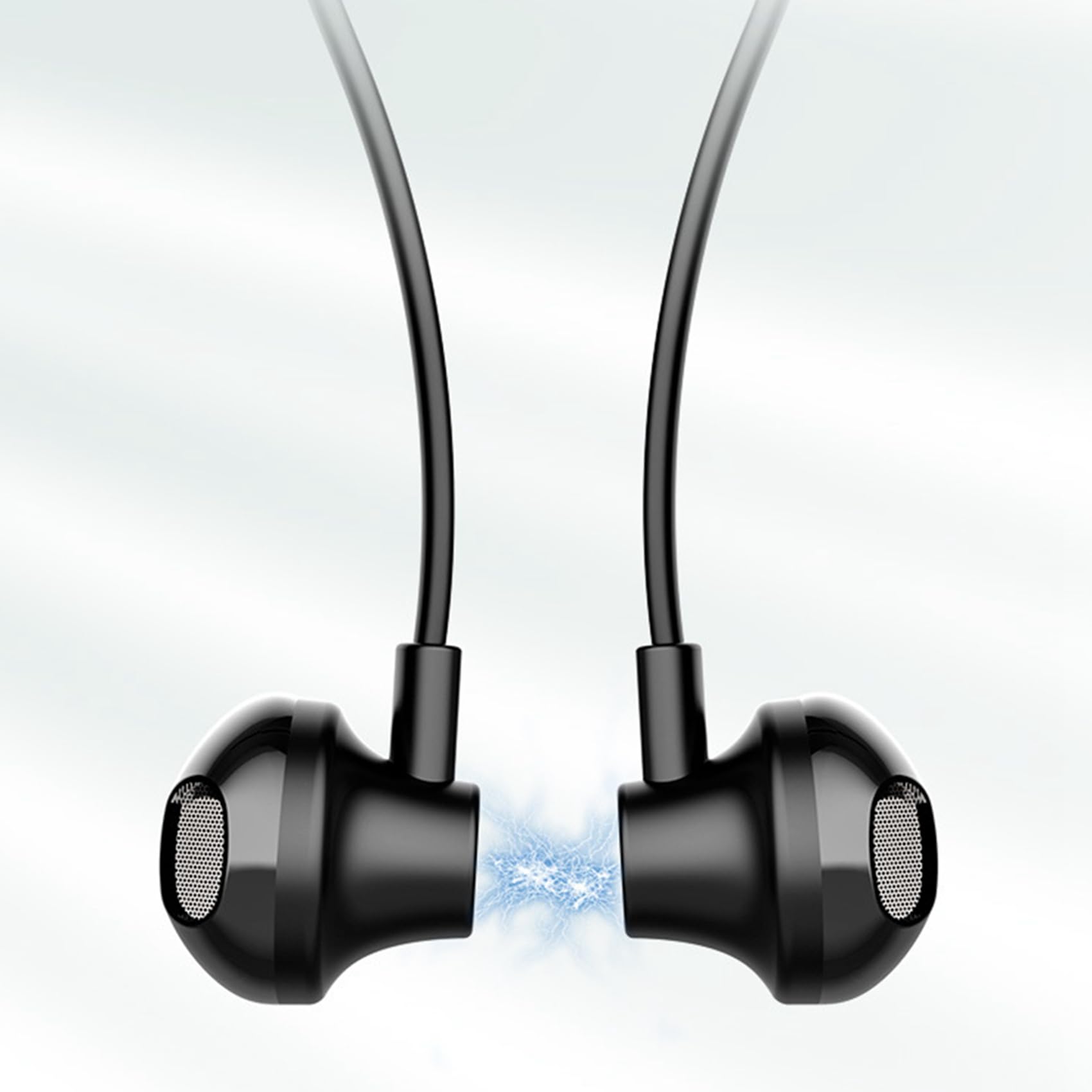 3X Cuffie Bluetooth con Archetto da Collo, Auricolari Stereo Wireless con Microfono e Durata di Riproduzione Extra Lunga, Auricolari Sportivi Impermeabili