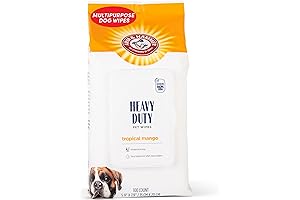 Arm & Hammer for Pets Heavy Duty Multipurpose Dog Bath Wipes
