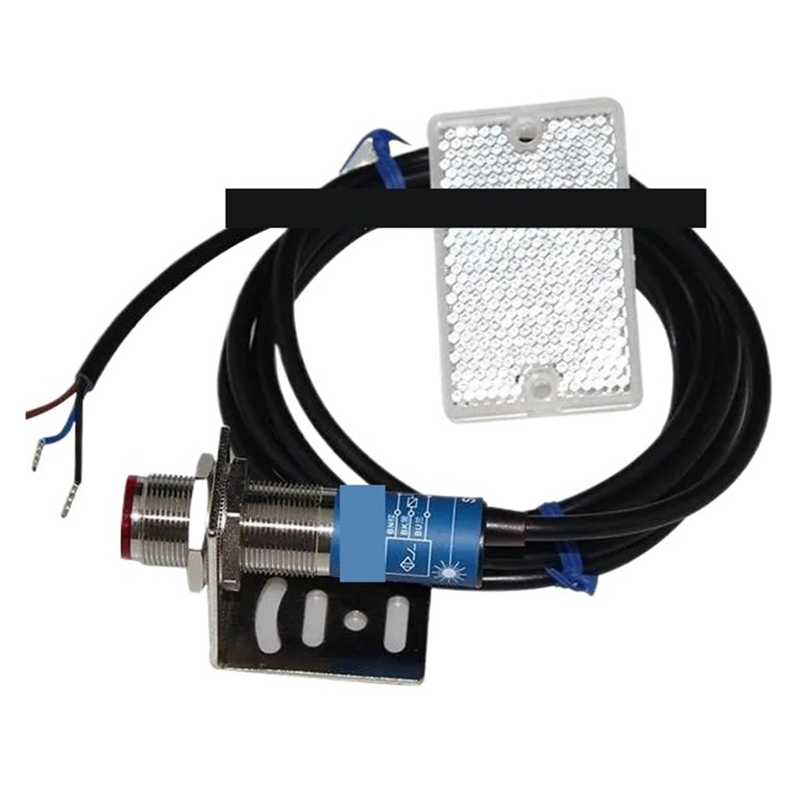 Y63Z1Y0 M18 Sensor Reflex Photoelectric Switch Sn-4m 200mA 10-30VDC Visible Light SYM18J-4SN1/4SP1(PNP NO)