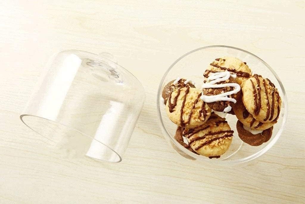 Alzata Per Torta In Noce Con Cupola In Vetro, Moderno Piatto Da Dessert, Arredamento Boho Per La Casa, Piatto Per Torta Rustico, Regalo Per Gli Ospiti - Foto 7