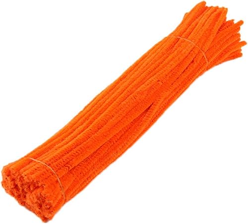 Decoración de tuberías de color artesanías, 100 unidades de limpiadores de bricolaje para set de tallo sólido de cocina, comedor y bar, bares,