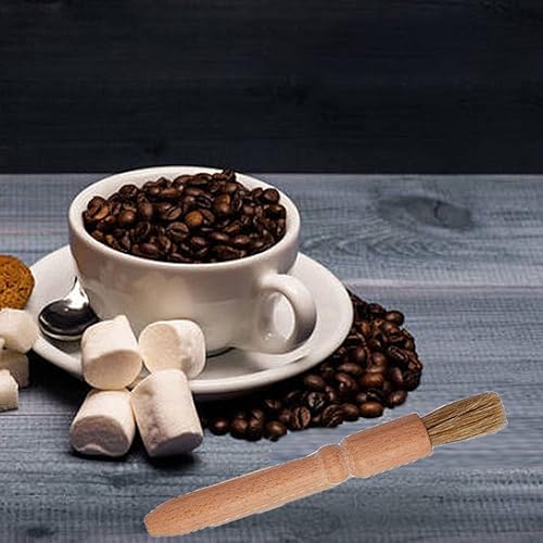 Miniatura 5 de WoYous Cepillo de café, juego de 13 cepillos de limpieza para máquina de café, cepillo de limpieza para máquina de expreso, cepillo de madera