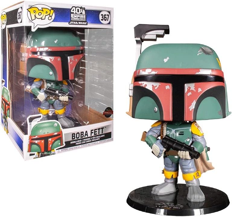 Funko Pop! Star Wars: 10" Boba Fett - Collectable Vinyl Figure - Gift Idea - Official Merchandise - Toys for Kids & Adults - Movies Fans - Model Figure for Collectors and Display