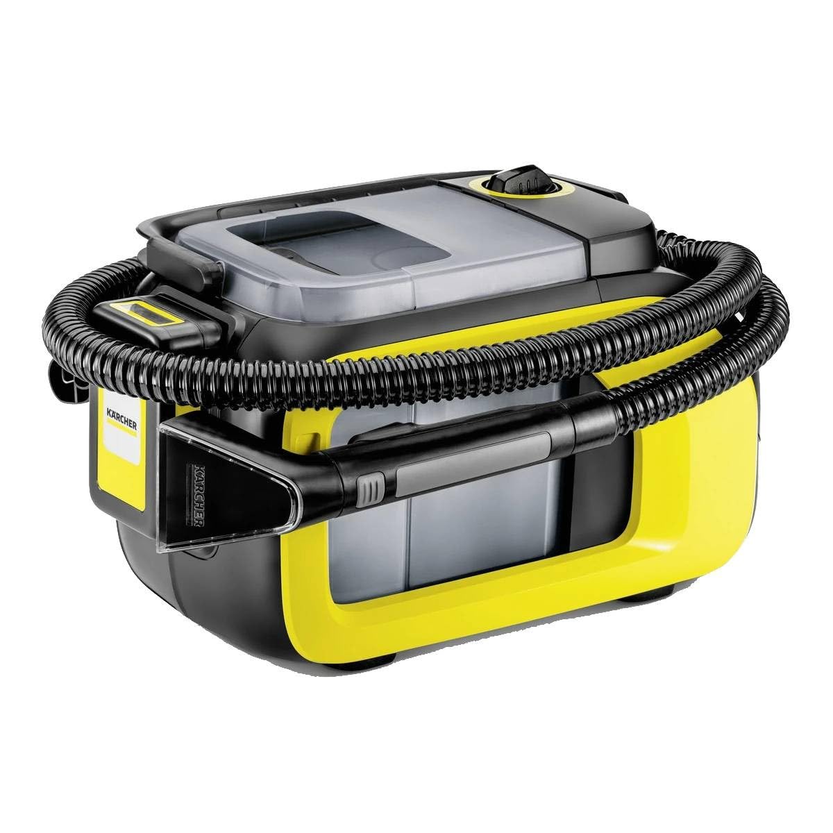 KÄRCHER SE 3-18 Compact Akku-Waschsauger (Integrierter Sprühschlauch, extra Wasch- und Fugendüse zur Polsterreinigung, 75 mm Arbeitsbreite, Durchspülfunktion, Autoreinigung, ohne Akku und Ladegerät)
