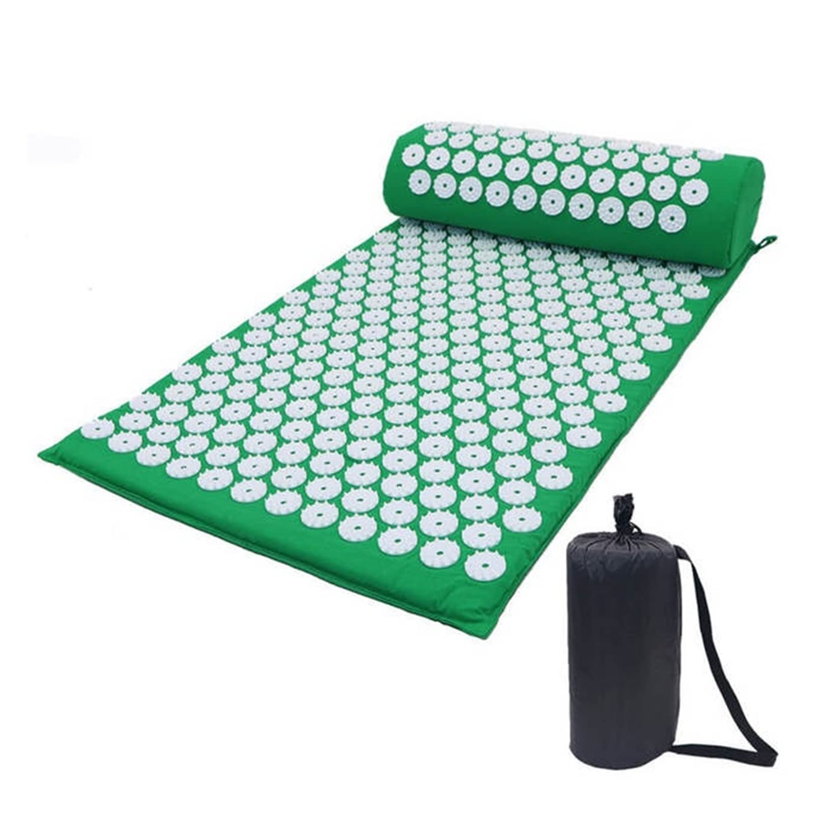 Cojín De Masaje Cojín de masaje Acupresión de yoga Mat de yoga Terapia de Shiatsu Terapia Interminada Cuerpo Músculo Relajación Cuello Atrás Alivio con alivio de almohada de masaje Cojín De Masajes (