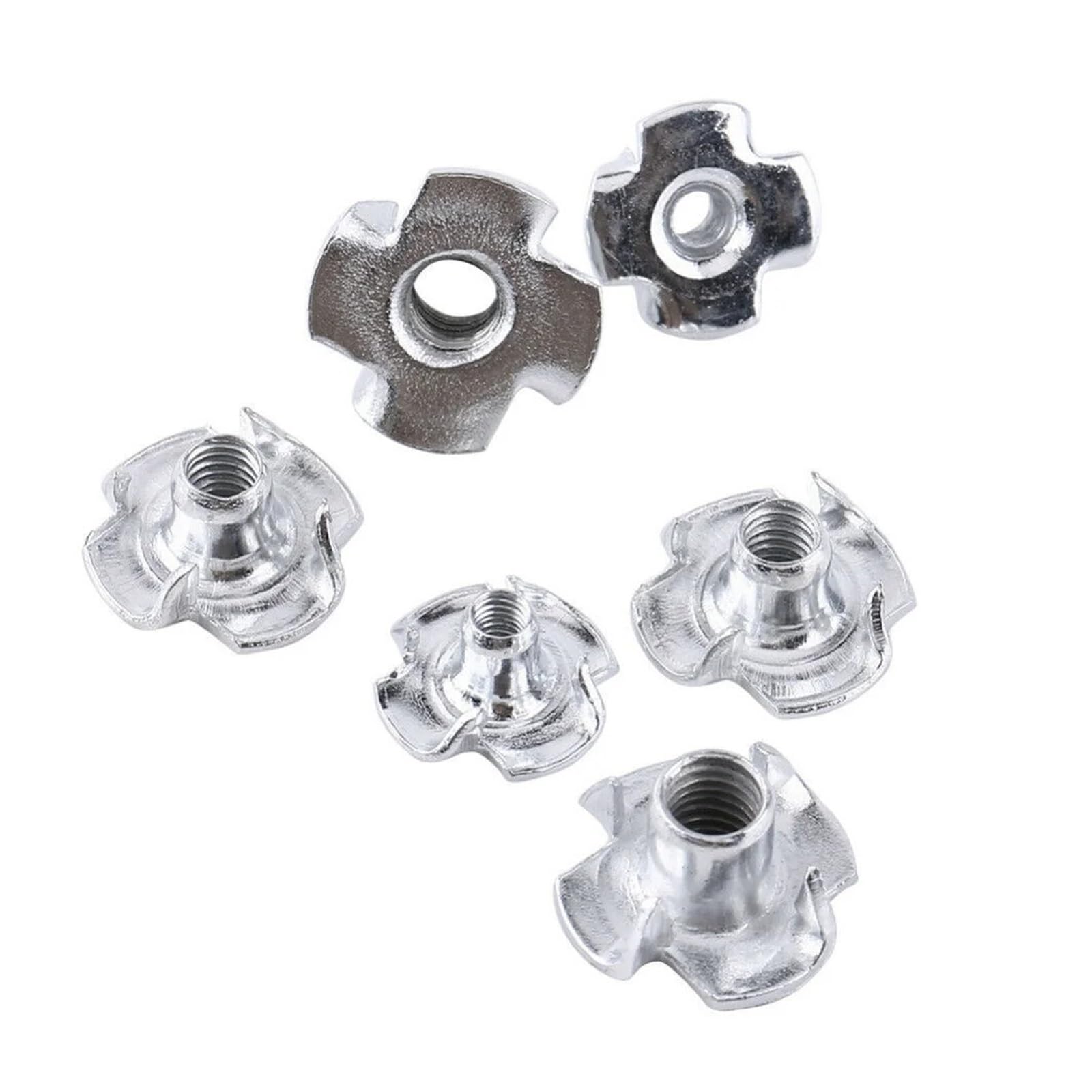 Tunejoy Dado a T a 4 Punte Zincato Dadi a Quattro Punte per Mobili di Legno la Lavorazione del Legno M8 M6 M5 M4 M3 90 PCS Tunejoy Dado a T a 4 Punte Zincato Dadi a Quattro Punte per Mobili di Legno la Lavorazione del Legno M8 M6 M5 M4 M3 90 PCS