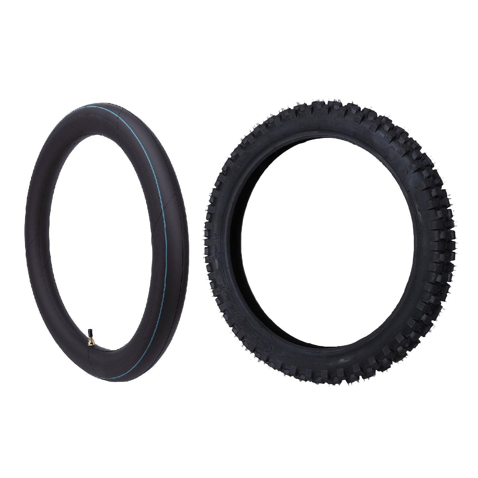 Fabater Zapasowa Dętka do Roweru Terenowego 80/100-19 3,00-19 - Guma Premium do Elektrycznego Roweru Terenowego - 1 Opona + 1 Dętka