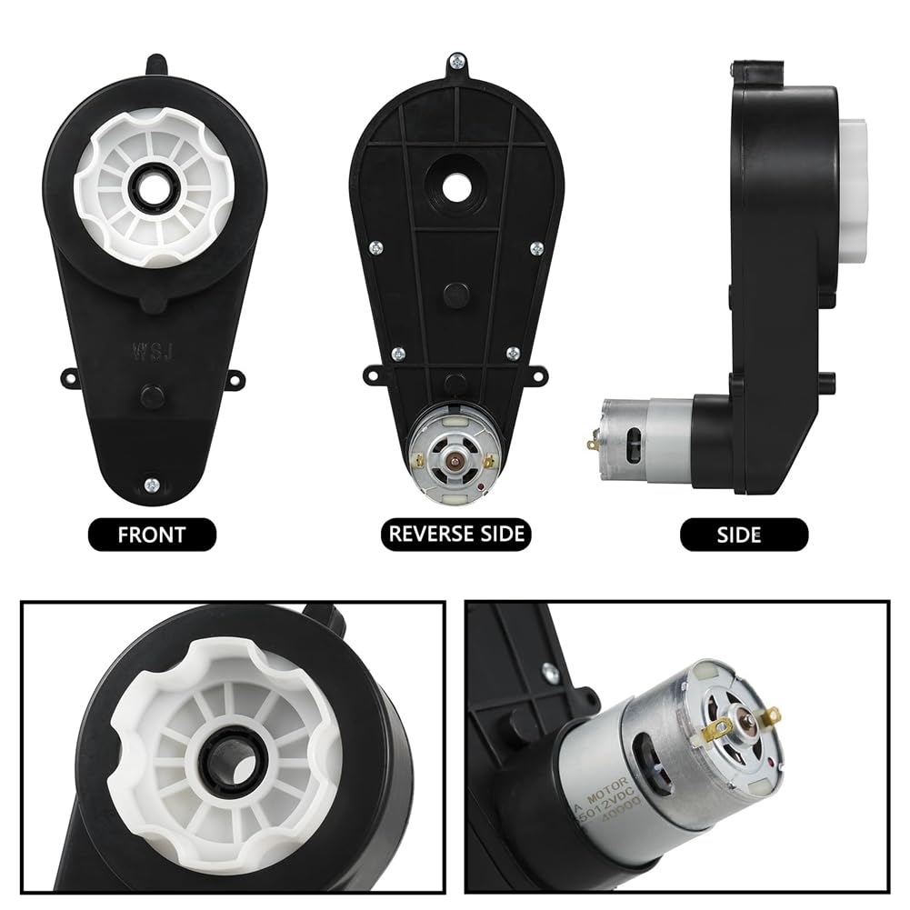 Lot de 2 moteurs électriques pour enfants 550 12 V 40 000 tr/min avec moteur haute vitesse RS550 DC