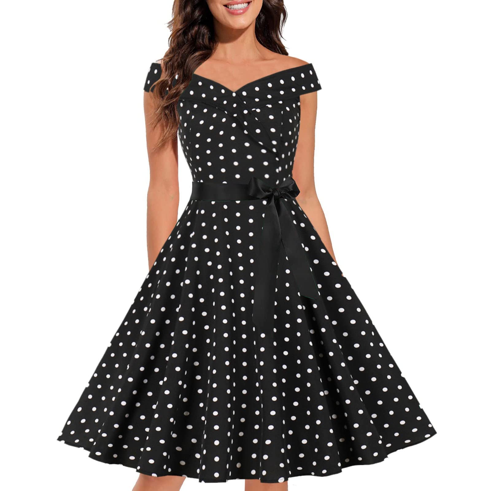 Feestjurken voor dames, jaren 50, Audrey Hepburn, theejurk, vintage