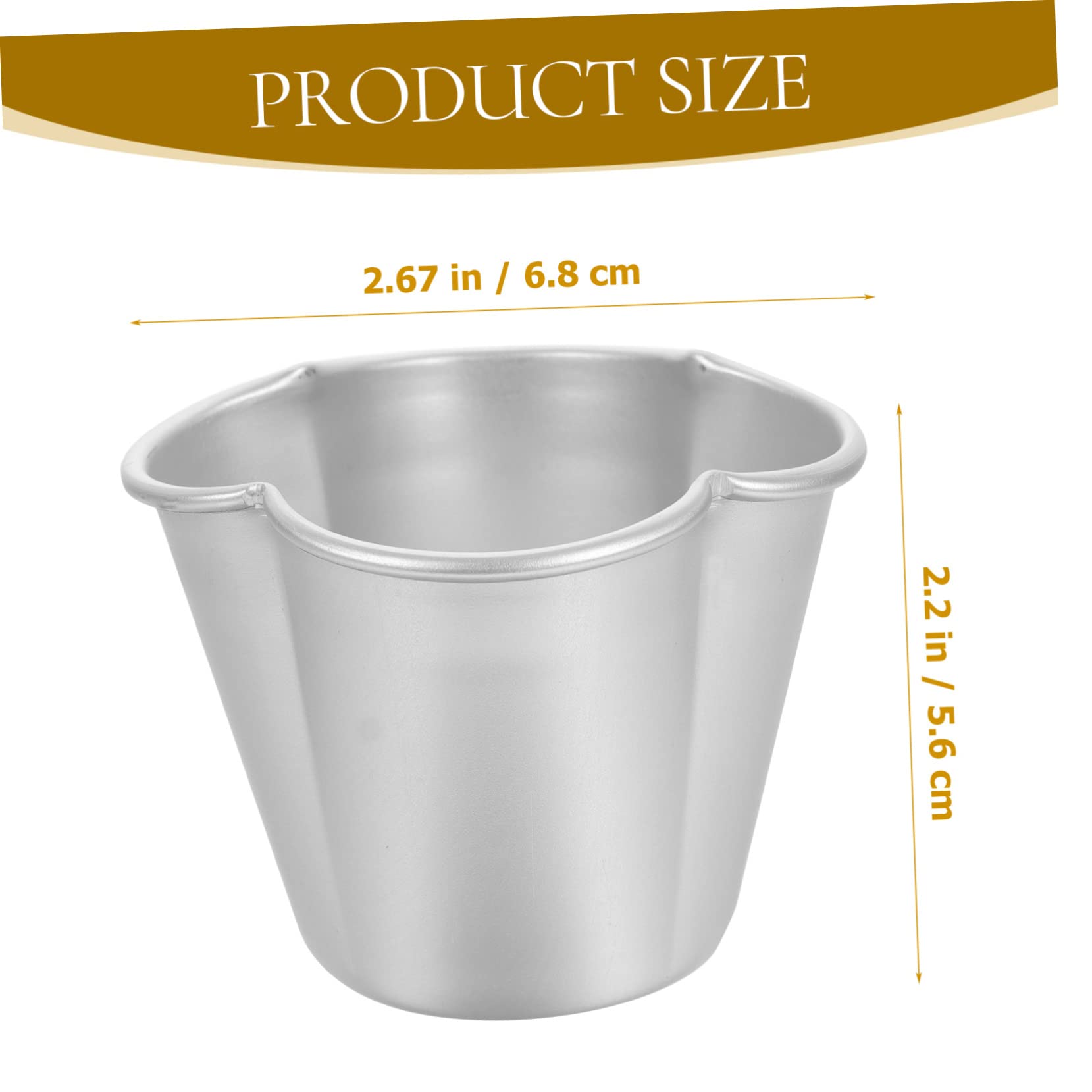 LABRIMP 2 Set Di Per Muffin Antiaderenti in Metallo Per Torte 6 Pezzi * 2