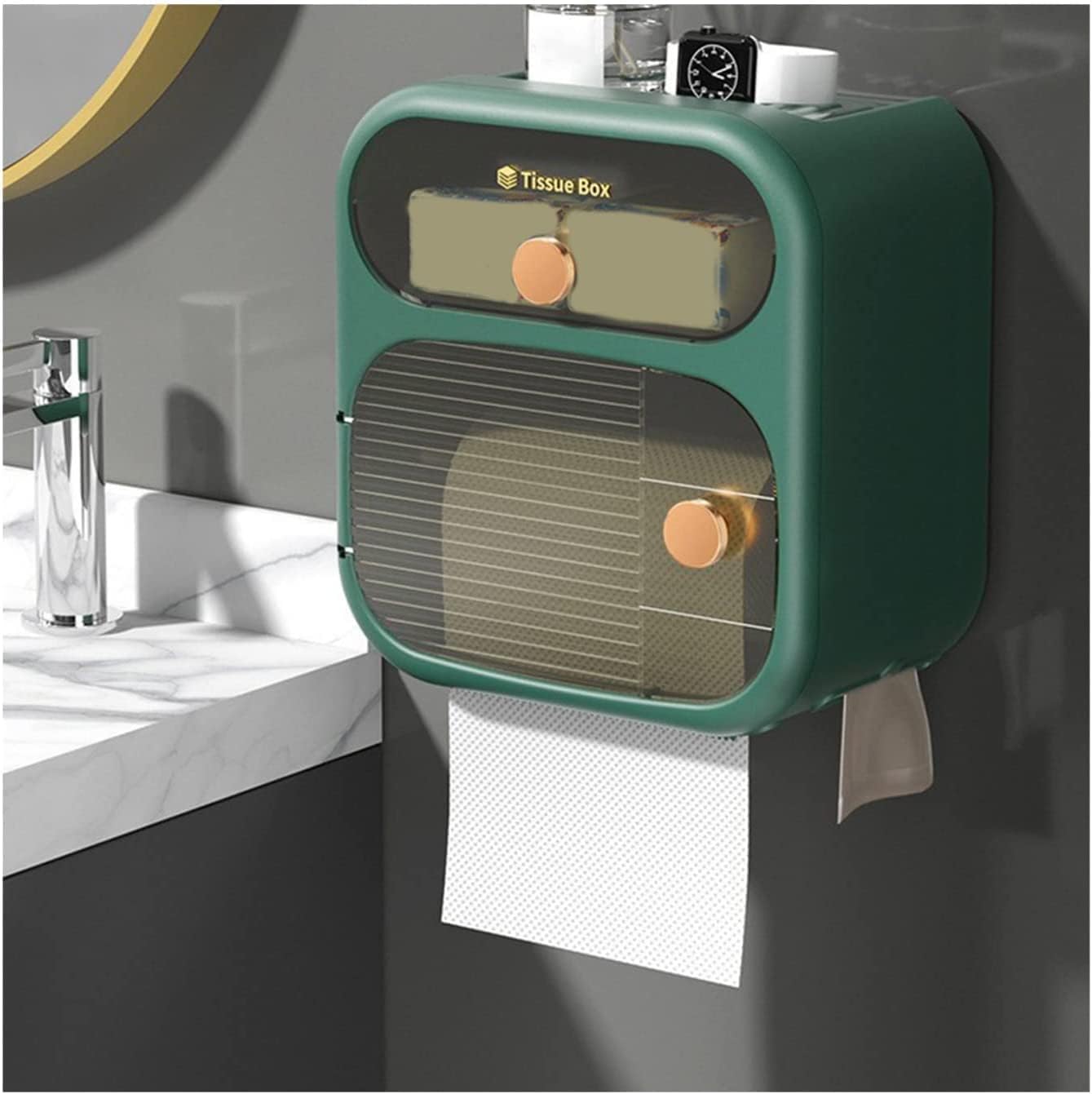 Amazon.com - Wall-Mounted Paper Towel Dispenser, Kitchen Toilet Durable ...
