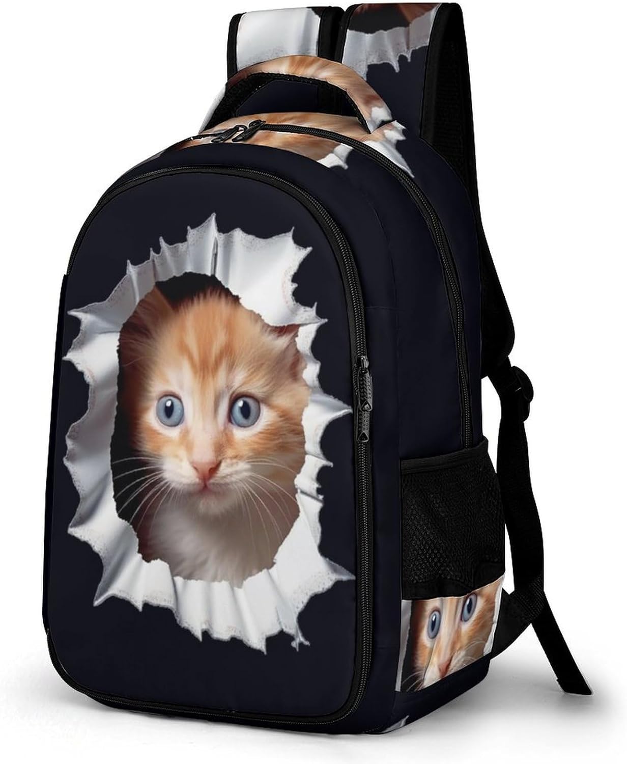 Rugzak Cute Cat, Jongens Rugzak Animal Schoolrugzak, Unisex Schooltas Voor Kinderen, Tiener Schooltas, Rugzak Voor School, Boys School Bag Vrije Tijd