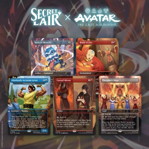 Amazon.com: Magic The Gathering Secret Lair x Avatar: The Last