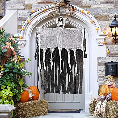 Halloween Hängende Geisterdekoration Hängende Skelettgeister Scary Creepy Outdoor Indoor Decor für Halloween DIY Home Party Bar Decor Party Cover