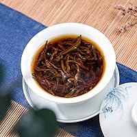 Vista 4 de ChaWuWarmSun B Té negro JinJunMei,3.5 oz100g,Hoja suelta,Hong Cha chino