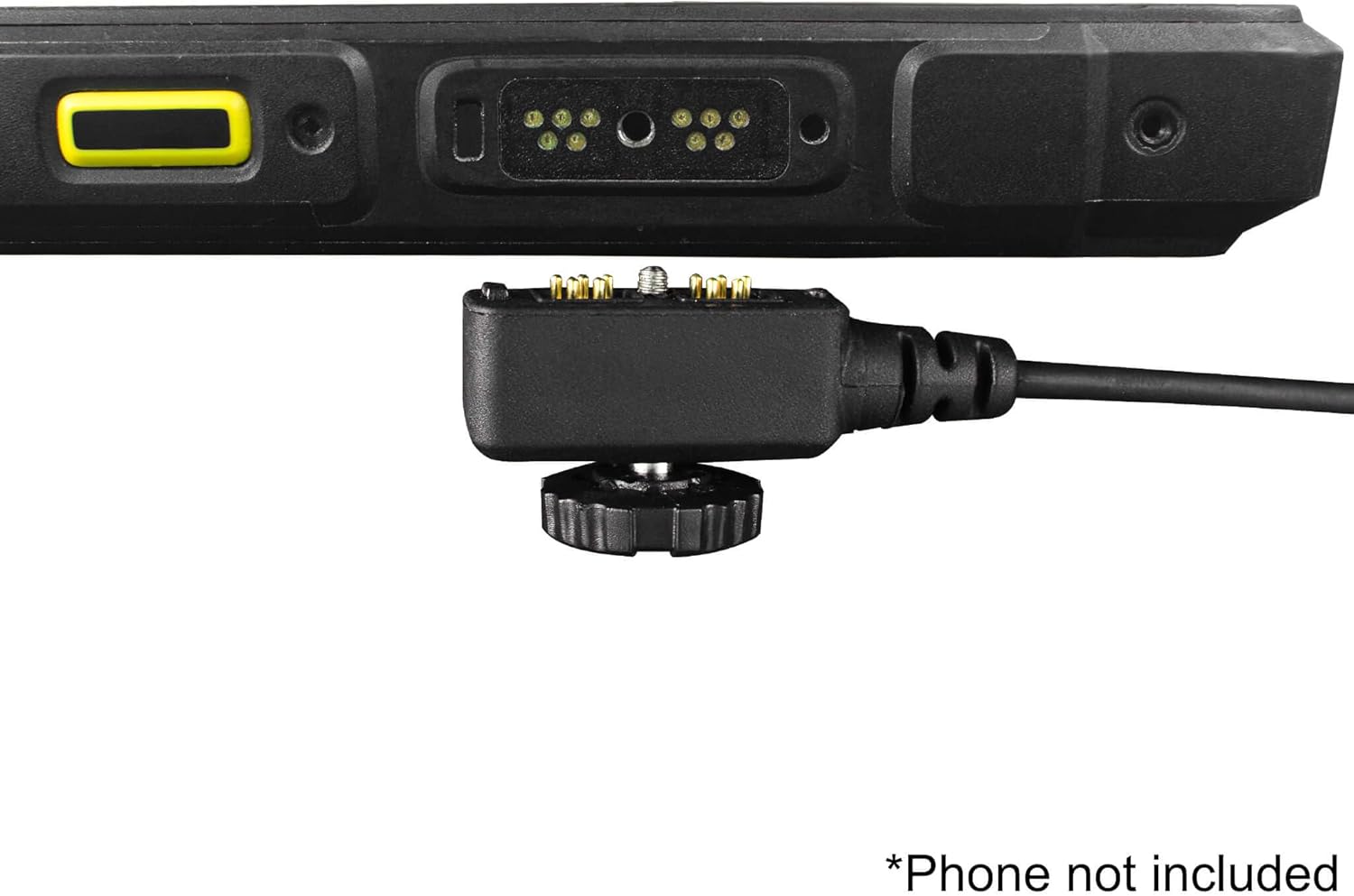 Radio Adapter w/Quick Disconnect(Hirose) Connector for Mic/Earpiece for Sonim XP5, XP5plus, XP5s, XP8, XP10