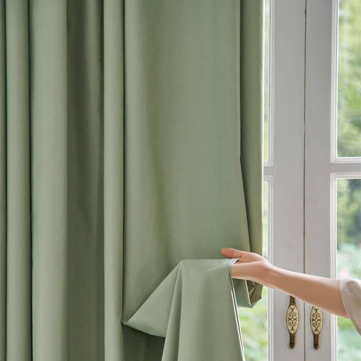 GYROHOME Tende In Tulle Sfumato Oro - 2 Pannelli 168x229 Cm - Filtro Luce E Privacy - Con Occhielli In Nichel