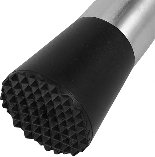 Miniatura 7 de JEUIHAU Juego de 6 cucharas de acero inoxidable para mezclar y mezclar, para cócteles y agitador de bebidas largas, juego de barman profesional para