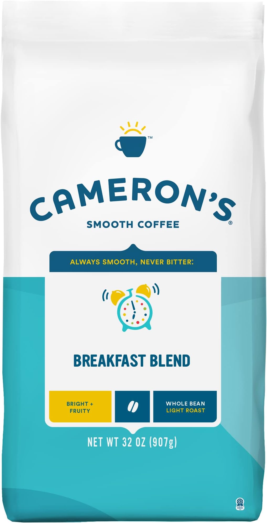 Amazon Fresh Decaf Colombia Whole Bean Coffee, Medium Roast