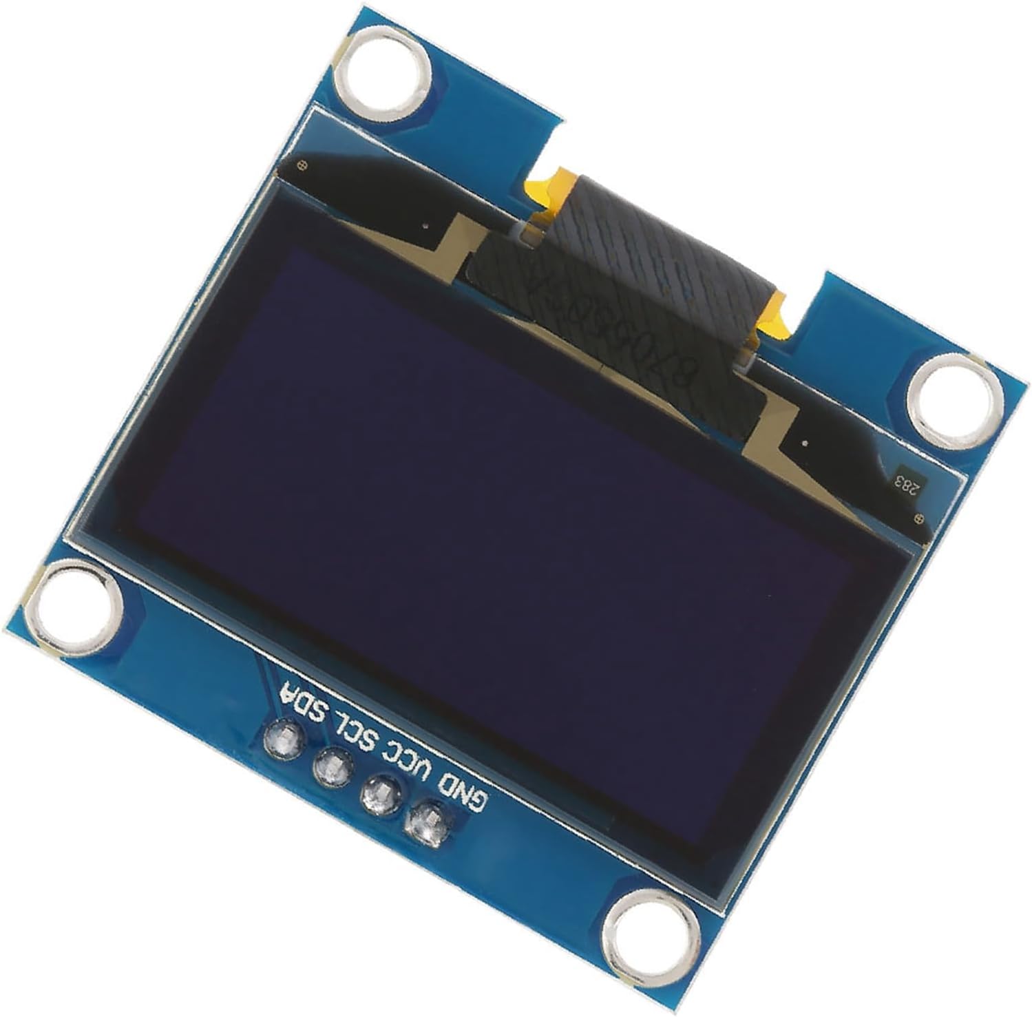 Dioche 1 3 I2C 121 3-дюймовый модуль OLED-дисплея I2C 128x64 синий текстовый экран для электроники MP3-плееров и умных устройств