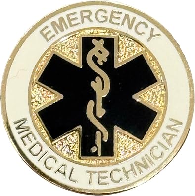 EMI Emergency Medical Technician EMT Emblem Round Pin