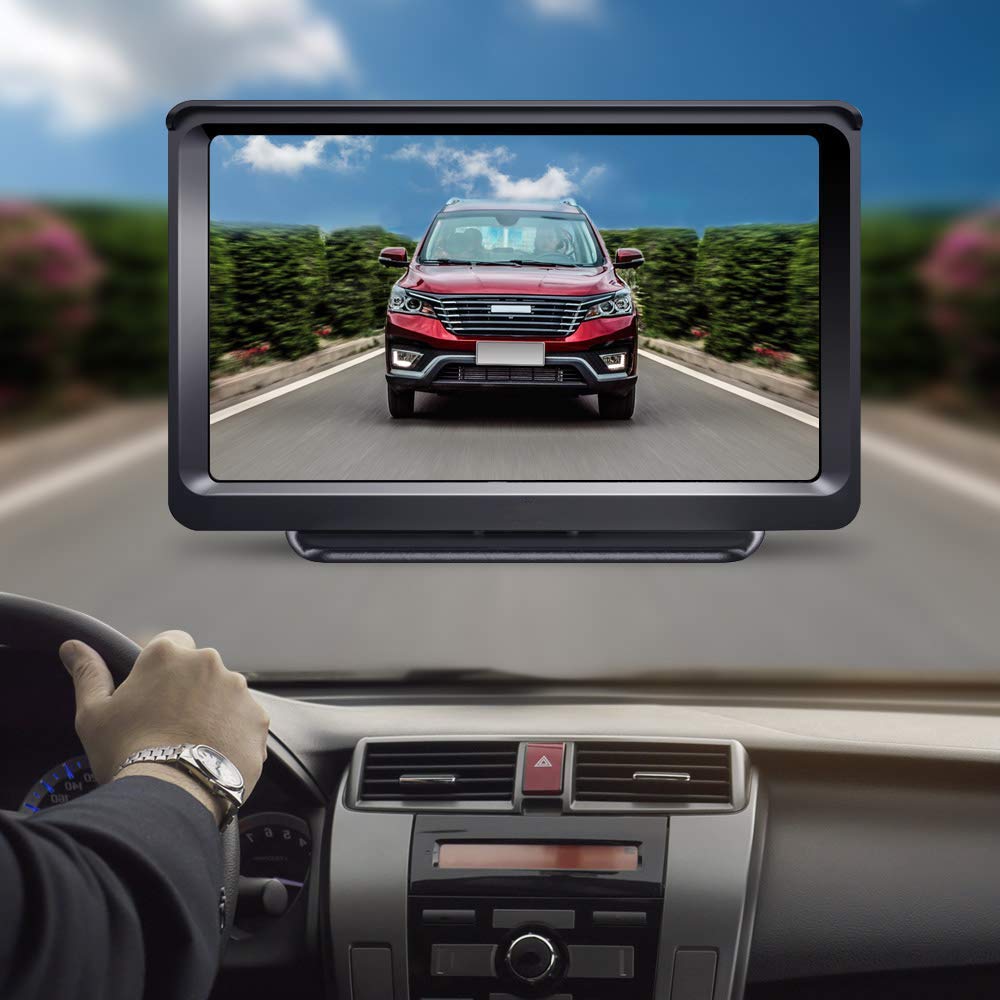 Cámara de aparcamiento trasera HD 720p con kits de monitor LCD de 5.0 pulgadas, cámara de repuesto de luz de freno para Transporter Ford Transit Custom V362 2012-2019