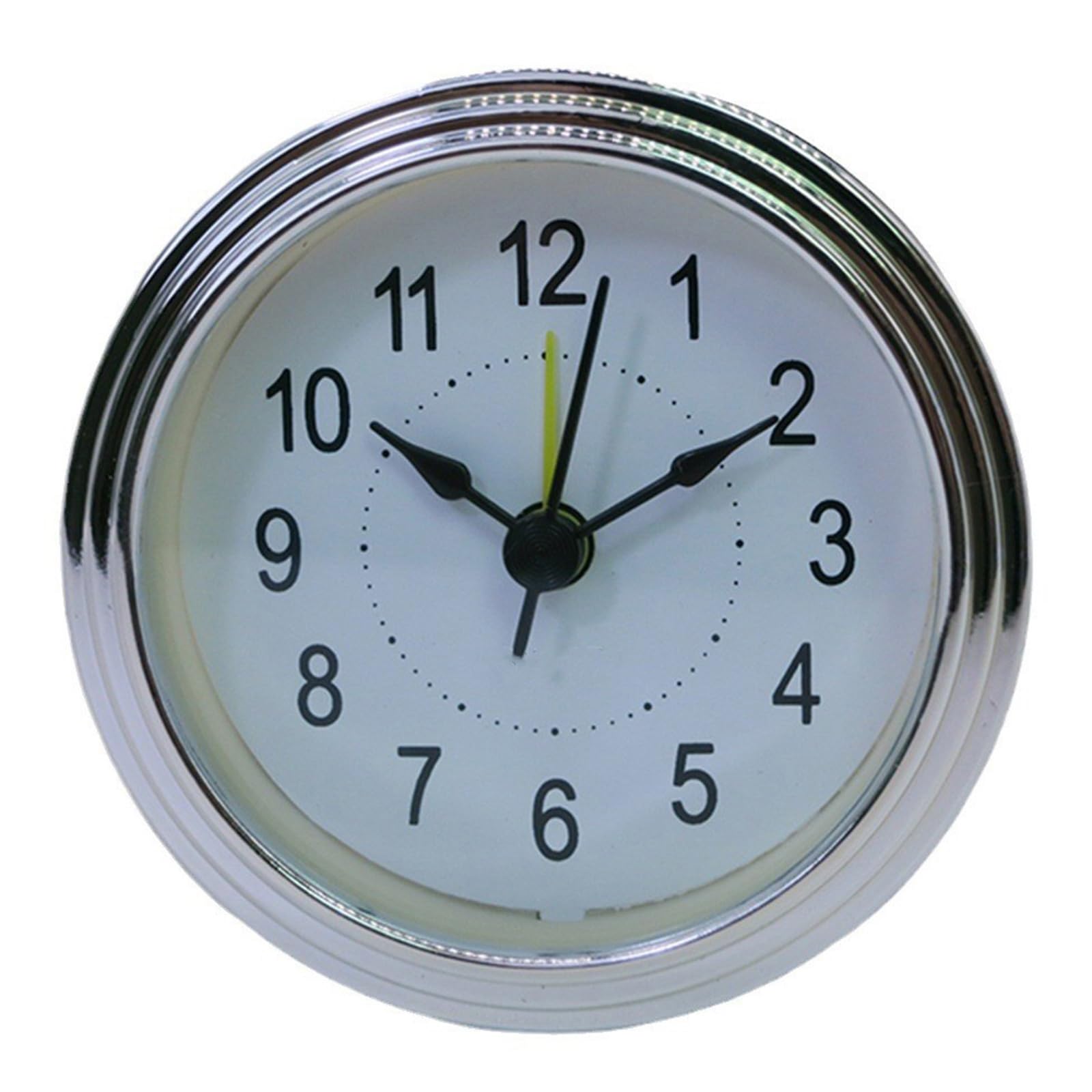 Maxtonser Multifunctional 3Inch Clock Insert Replacement with or Roman Numeral Display Snooze Clock Head for Craft Projects