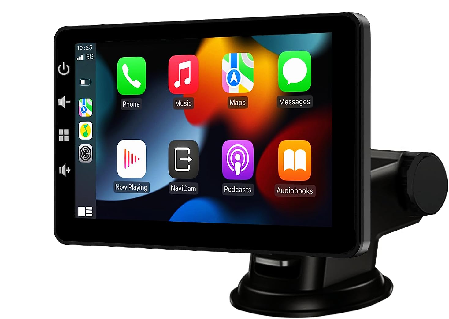 Wireless Carplay Screen for Car: Portable Car Stereo with Car Play & Android Auto - 7 Inch Touchscreen Portable Caplay with Mirror Link and Siri Voice