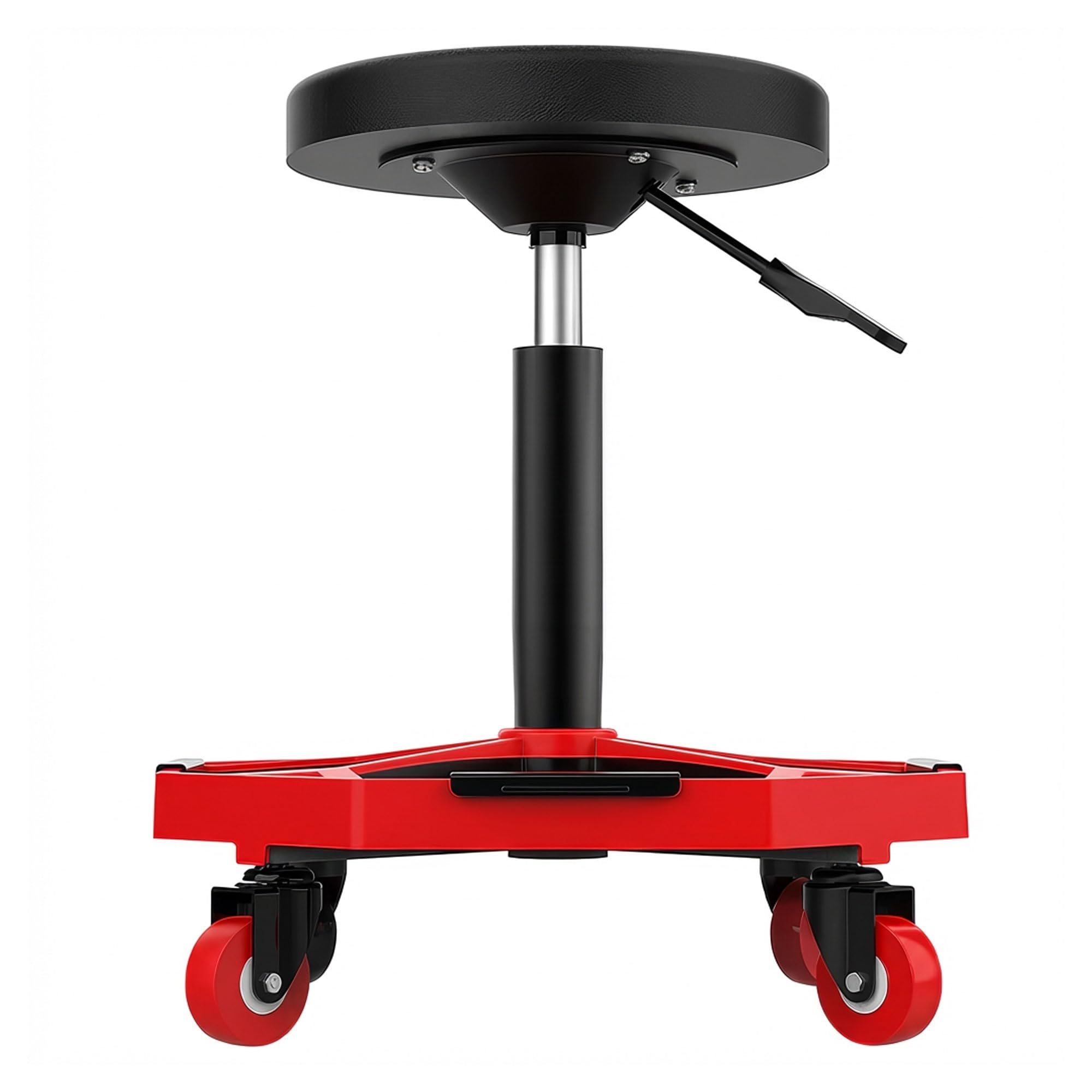 BOUDECH® Mekatronix - Sgabello da Officina con Ruote e Vassoi Porta Attrezzi Portata 150 kg Sedia Meccanico Altezza Regolabile e Girevole