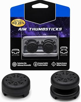Thumb Grips for PS4 PS5 Controller,Performance Silicone Thumbsticks