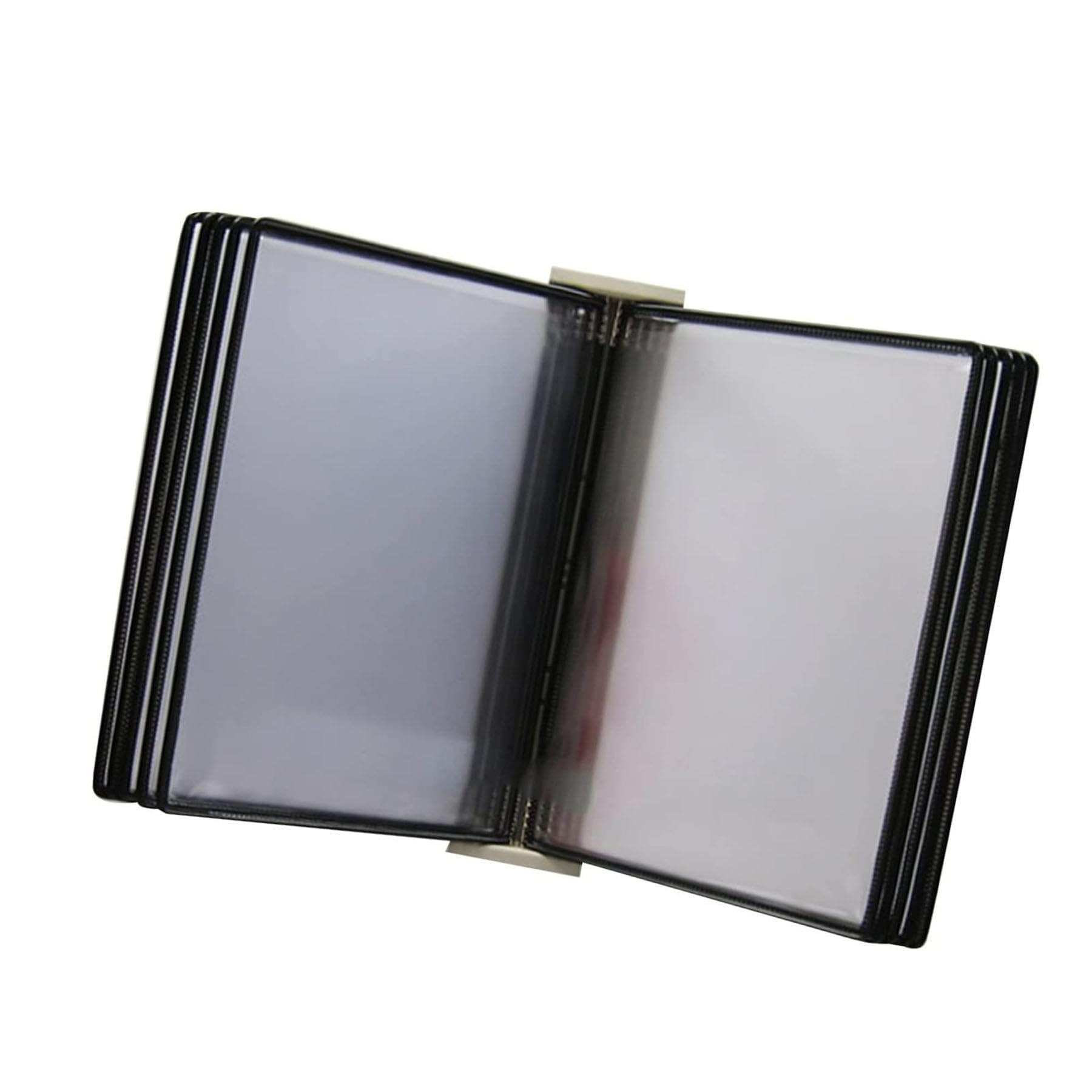 Organizzatore di File for Scrivania - Sistema di Riferimento A Parete, 10 Tasche Espositive Fronte-Retro, Organizzatore di Riferimento da Scrivania Regolabile(A)