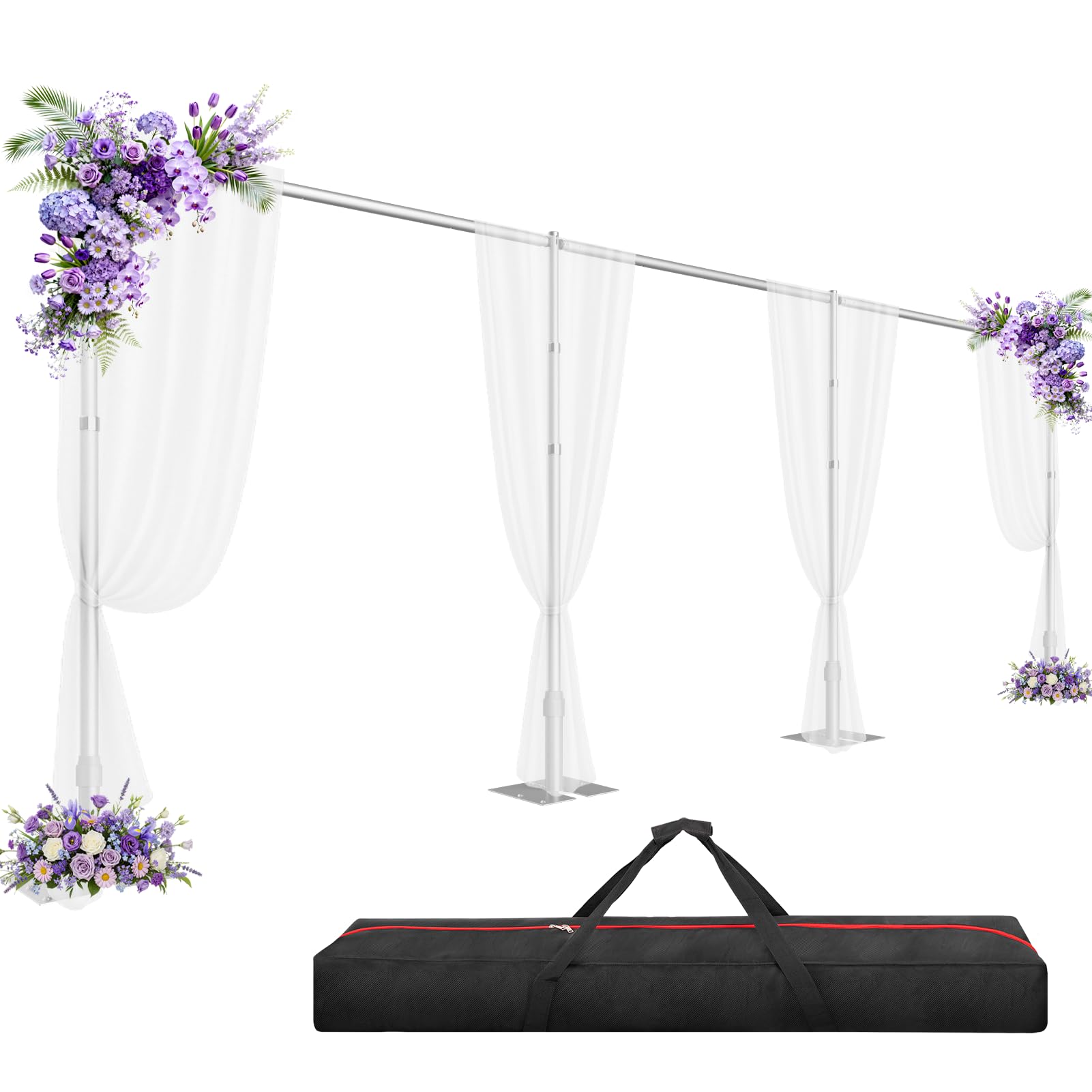 Photo 1 of GLOSHOOTING Pipe and Drape Backdrop Stand 10x30ft