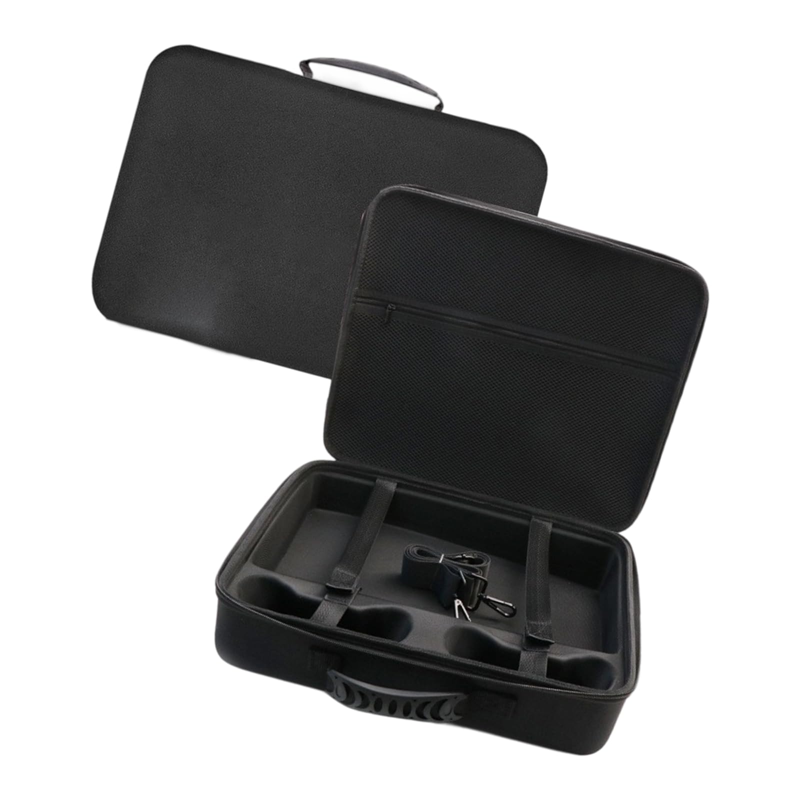 HDOYTXXM Bolsa de Almacenamiento con Correa para Hombro Estuche de Transporte Bolso Organizador de Consola de Juegos Controlador Base de Carga Disco Estuche rígido para Consola de Juegos